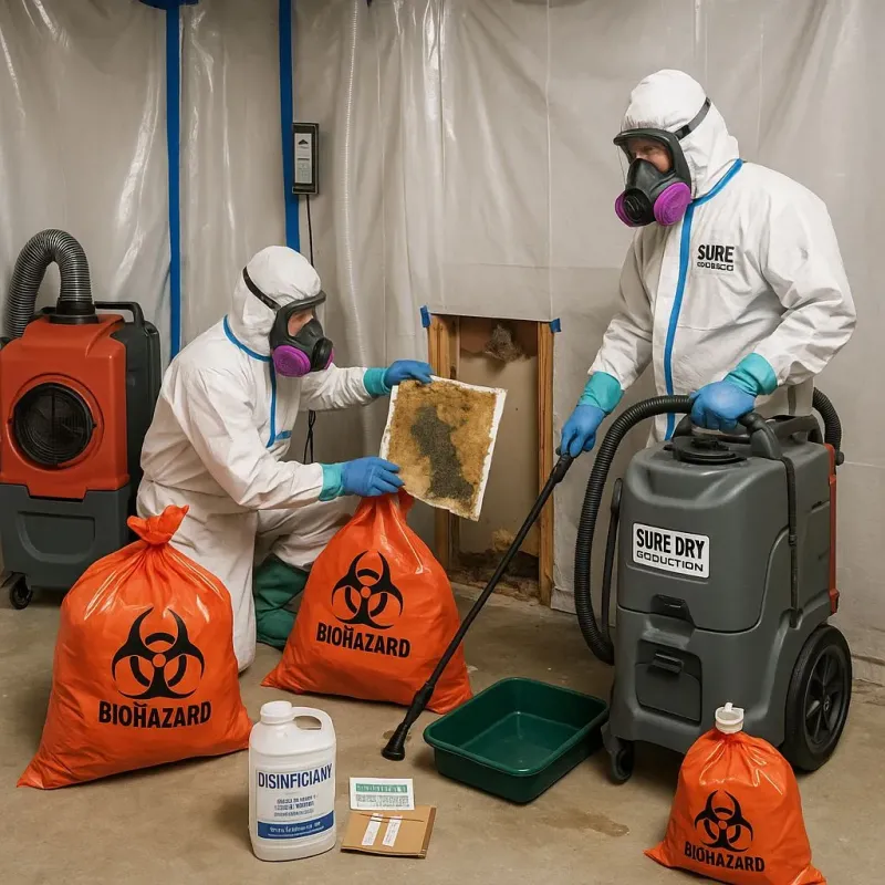 Contaminated Water Handling Protocols process in Ransom County, ND